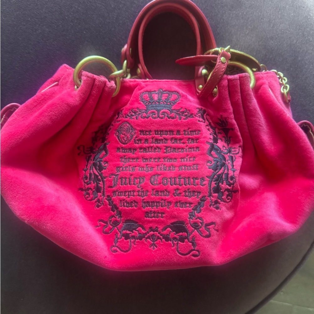Juicy Couture Fuchsia Shoulder Bag